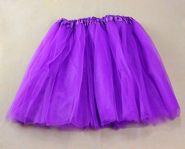 

girl pretty elastic stretchy tulle teen 3 layer tutu skirt party costume petticoat ballet princess pettiskirt ballet, Black