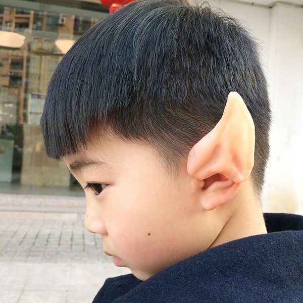 

halloween elf ear halloween fairy cosplay accessores vampire party mask for latex soft false ear