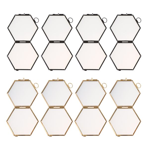 

8x metal hanging portrait p pictures frame collage pressed leaves display