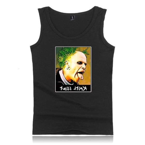 

flint transcendent keith band 2019 paragraph men's wear easy personality trend sleeveless vest, Black;green