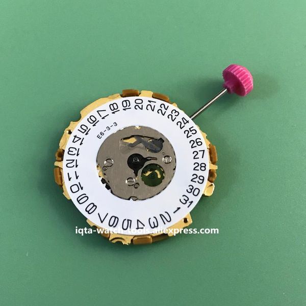 Novo Japão Miyota 9U13 Quartz Watch Movement Data em 3 Data em 6 sem bateria Substituir Reparo