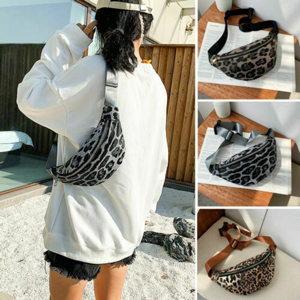 

womens waist fanny pack belt chest sport travel shoulder hip bum bag pouch purse
