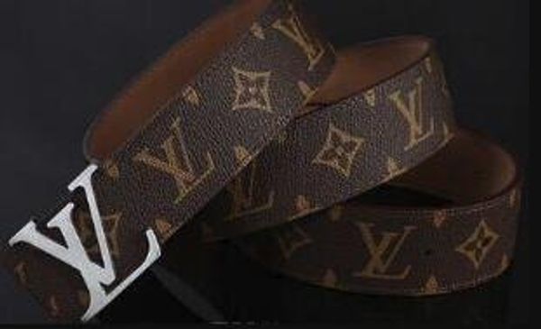 

belts white belt pattern double chain buckle men women designers belts european style brand waistbands real leather for gift, Black;brown