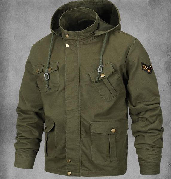 

мужчины плюс размер куртка army military style ma1 прохладный bomber jacket пальто, Black;brown