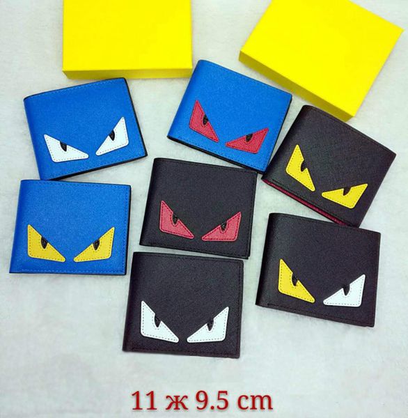 

2020 high-quality pu leather fashion cross-wallet men's designer card wallets pocket bag european style purses monster wallets