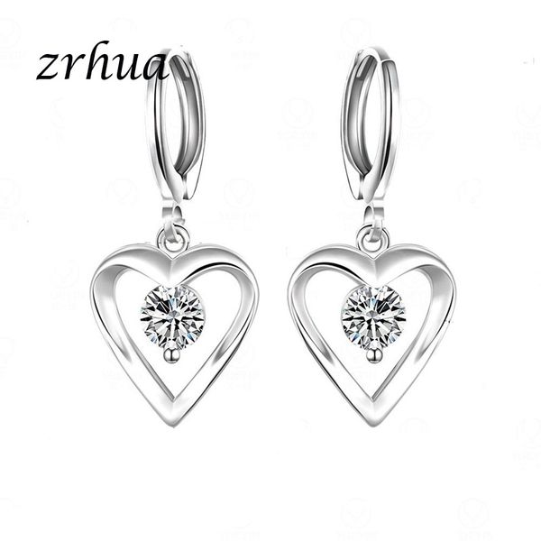 

zrhua fashion 925 sterling silver earrings long chain earrings vintage turkey and american women's ear jewelry