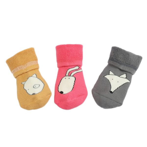 

1pc spring autumn winter baby cartoon cotton cute fashion socks boys girls newborn infant toddler anti-slip floor wear socks, Pink;yellow