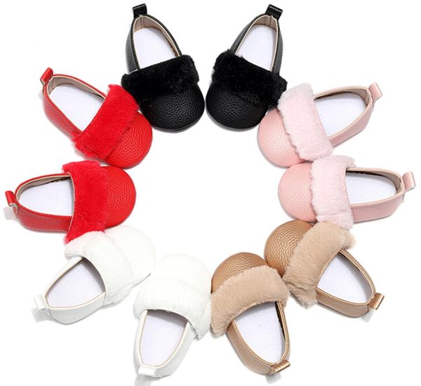 

детская обувь мех одноместный младенца первые ходоки малышей обувь для младенца мягкое дно