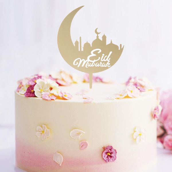 

acrylic moon cake er ornament prop for muslim islam eid al-fitr decoration