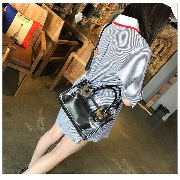 

2020 new shoulder bag women's transparent picture-body bag casual fashion mini messenger ladies