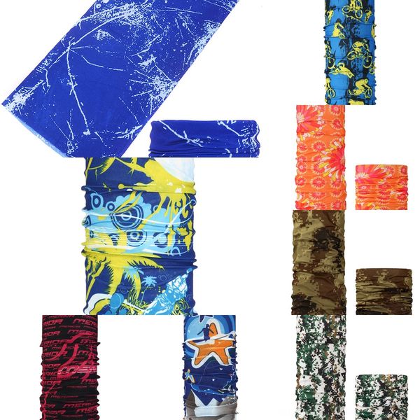 

e6ihe 3d bandanas punisher hiking cover scarf scarf cycling face mask uv headband neck motorcycle, Black