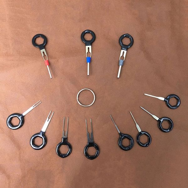 

11pcs/set auto car plug terminal extraction pick back needle wire harness connector crimp pin repair tool set