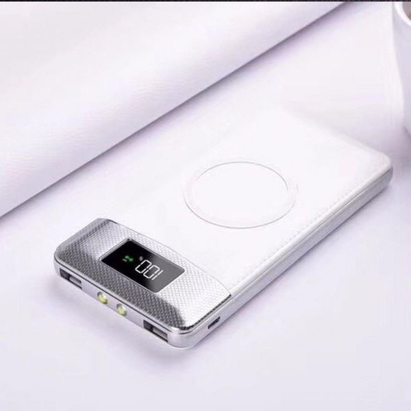 

беспроводной банк питания 20000 мач портативный power bank 20000mah внешняя батарея dual порты powerbank зарядное устройство для iphone