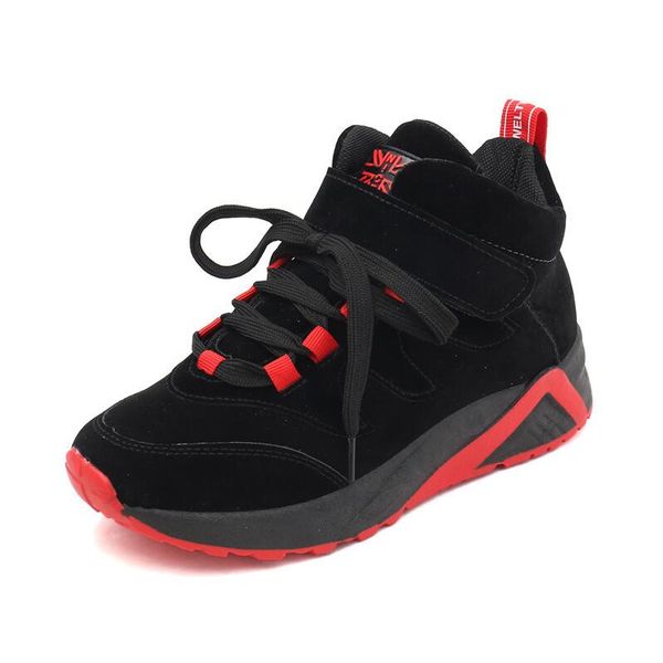 

2019 new high womens causual shoes woolen pink grey black womens wear resistant sneaker shoes