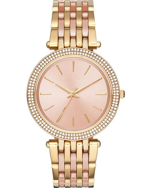 As mulheres da moda assistem a movimento japon￪s de quartzo, cuide da Lady Wristwatch AAA Relloj Women's Womelwatches K3353K3322 Pink