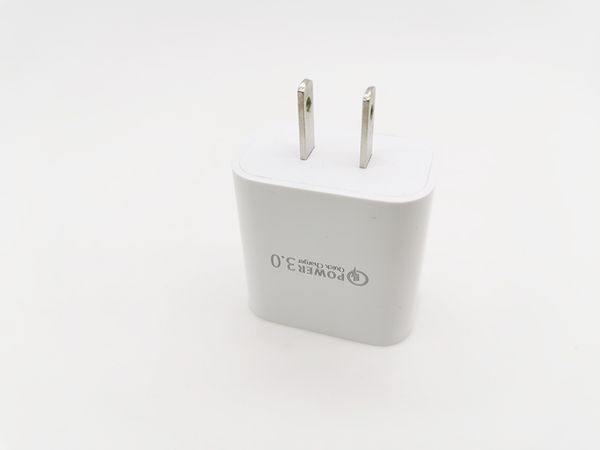 

3.0 quick charger 5v3a for us white usb ports fast charger charging adapter via dhl 100+