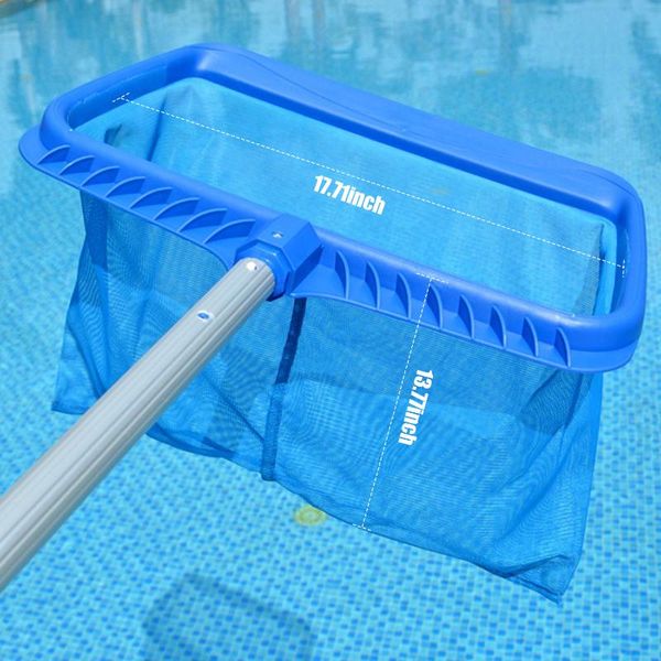 

swimming pool skimmer net removal leaf rake with deep bag swimming pool cleaning tool with heavy-duty frames deep mesh nets