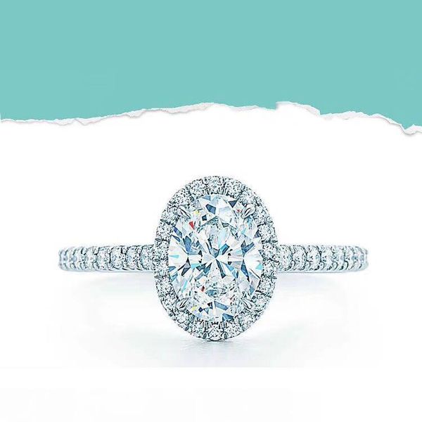 

925 sterling silver have stamps with logo diamond designer rings for women party wedding engagement luxury jewelry lovers gift with box, Golden;silver