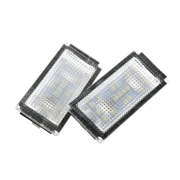 

2pcs error 18 led number license plate light for bmw e66 e65 7-series 735i 2006-2008 white 12v canbus license plate light