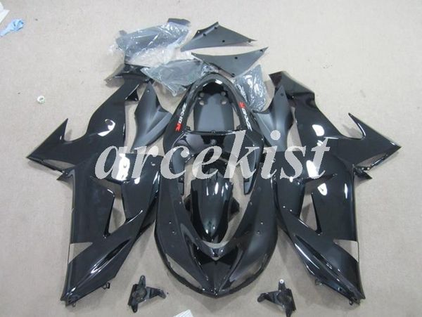 

new abs motorcycle fairings kits fit for kawasaki ninja zx-10r 2006 2007 06 07 body set custom black light
