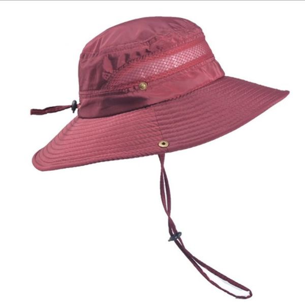 

outdoor hats 2021 summer camouflage cadet bucket hat men fishing hiking cap sun cover adjustable strap, Black;white