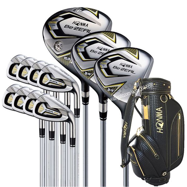 

new men golf clubs honma bezeal 525 complete set of clubs golf driver irons hybrids golf set graphite shaft and headcover ing