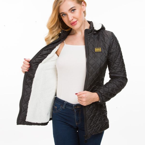 

winter jackets women winter coat winter jacket women thick warm new slim down cotton clothing long sleeve coat female autumn outerwear, Black