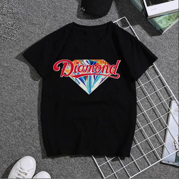 

новый мужской дизайнер моды случайные печать футболки высокого качества мужчин и женщин хлопка лета хип-хоп футболки, White;black