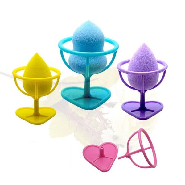 New Colorful Makeup Sponge Gourd Powder Puff Rack Egg Powder Puff Bracket Box Dryer Organizer Beauty Shelf Holder Tool