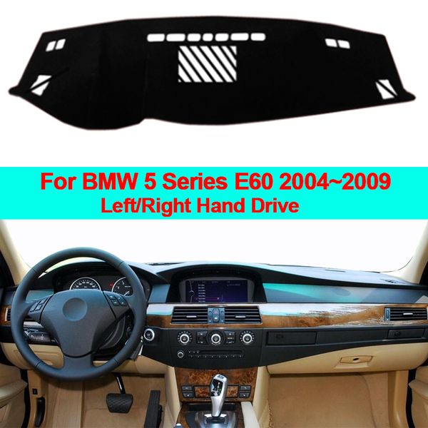 

2 layers car dashboard cover dash mat carpet for 5 series e60 2004-2009 520i 525i 530i 535i sunshade auto dashmat anti-sun