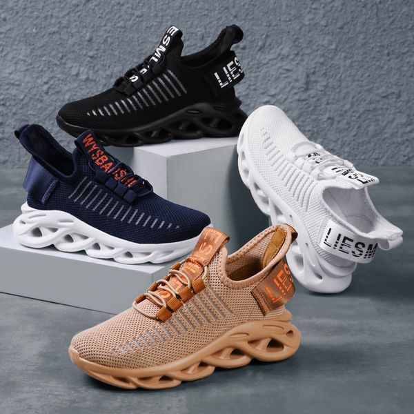 

children's shoes sports shoes 2020 street boys' comfortable sports children's casual coconut, Black