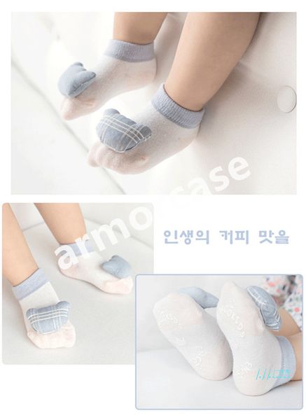 

cute baby socks toddler boys girls cartoon sock anti-skid children's floor socks summer non-slip designer sock newborn ankle socks cz42, Pink;yellow