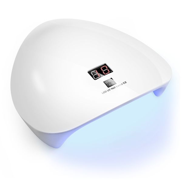 

24w smart nail lamp dryer usb charging with lcd screen maximum 99s timer portable led uv nail dryer for art salon&home use