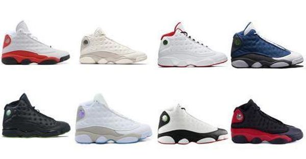 

2019 new mens womens basketball shoes 13s hyper royal bred black true red history of flight dmp discount sports shoe sneakers black cat