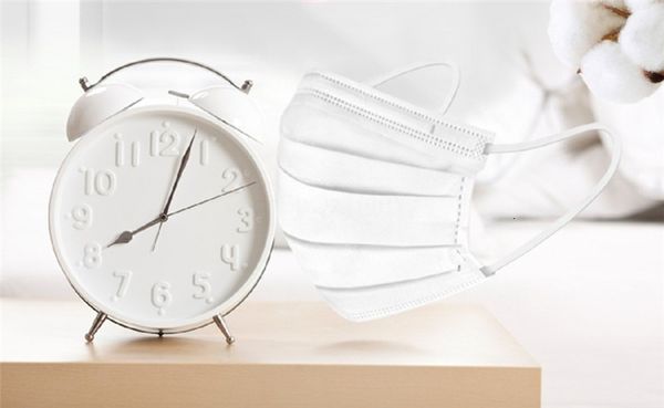 

pxcd 3 точечный слой ear висячие fa пыль non woven дышащие удобная free shopping black white mask черный / белый / розовый 7zur