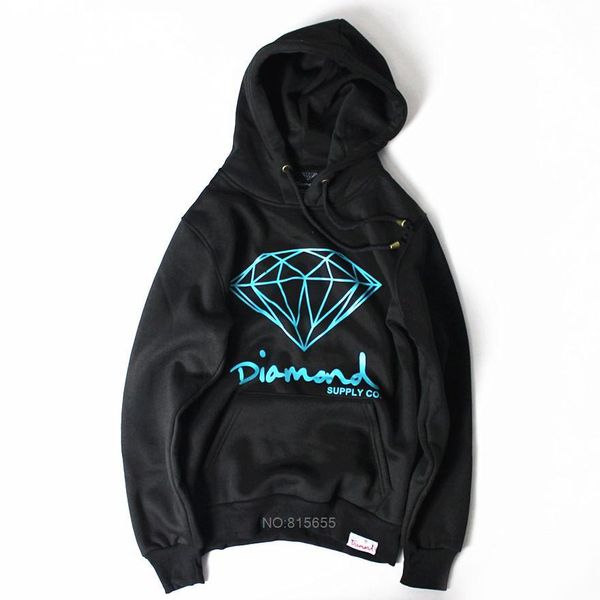 

wholesale- 2017 new autumn brand diamond black men hip hop sweatshirts pullover hoodies male tracksuit moleton fashion clothes s-xxl