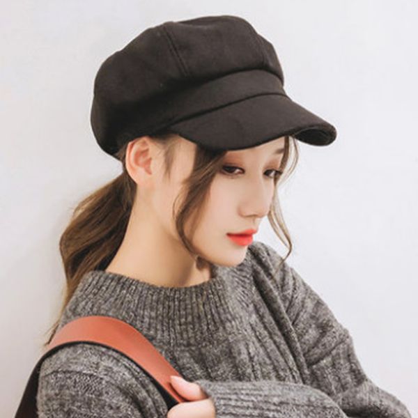 

женщины всего match solid color short бреет берет для осени зимней одежды