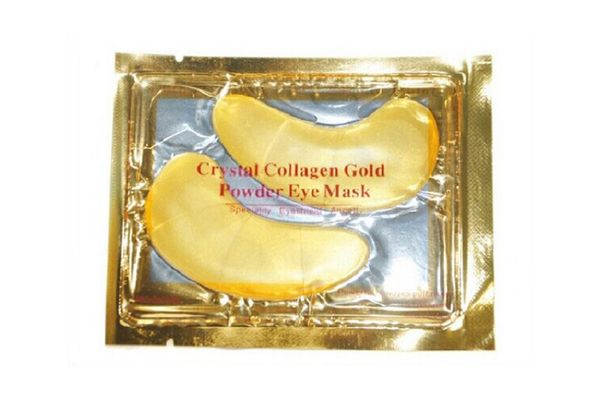 

2020 new new crystal collagen gold powder eye mask golden stick to dark circles good quality