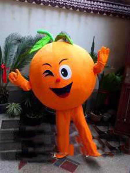 2019 Sconto fabbrica costume da mascotte di frutta arancione calda vestito costume da mascotte formato libero vestito operato personaggio dei cartoni animati vestito da festa