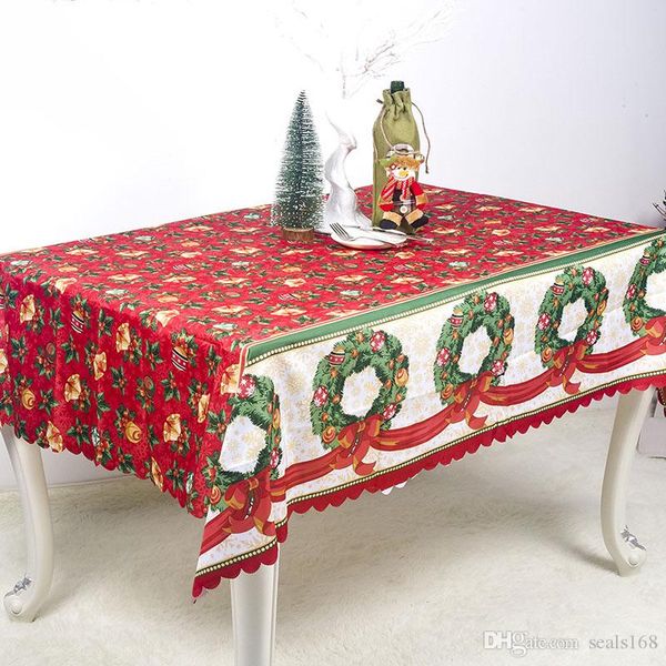 

christmas decorations table cloth new year christmas 3d polyester printed tablecloth antifouling household table cover hh9-2574