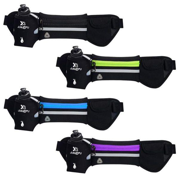

outdoor sports waist bag waterproof running pack fitness water bottles bag