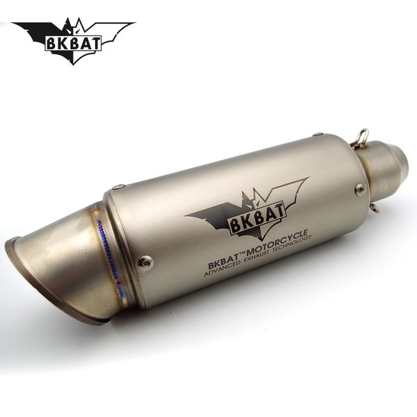 

51/61mm motorcycle exhaust pipe muffler motocross pot escape for magna hornet 900 cbr 1100xx fz1n fz6s sv