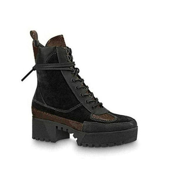 

laureate platform desert boot new designer boots ladies boots sneakers laureate platform 1a43lp 1a4h0f with box v17, Black
