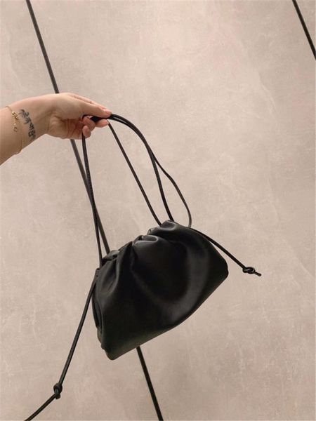 

designer leather handbags 21cm new arrival fashion black color soft selling classic cloud pack womens bags #q065