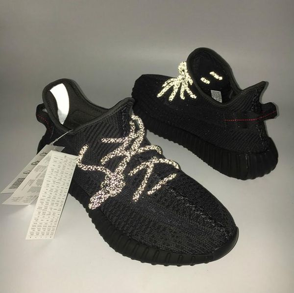 

kanye west men women running shoes v2 all black reflective laces beluga 2.0 mens womens designer outdoor sport sneakers 12