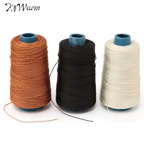 

2kiwarm 50-300 meter 0.5mm nylon sewing thread strength stitching diy sewing hand work handicraft tool crafts accessory supply, Black;white
