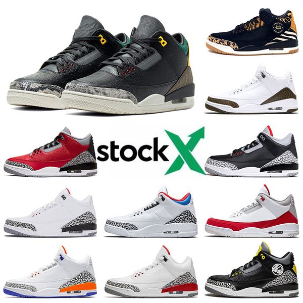 

2020 fashion animal instinct 2.0 jumpman iii men trainers basketball shoes 3 3s red cement knicks rivals mens sport sneakers