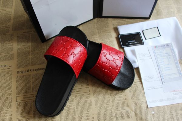 

2018 designer slides Luxury Brand Women/men Sandals luxury Slippers Flip Flops Rihanna ace womens/mens sandals Non-slip designer Slippers