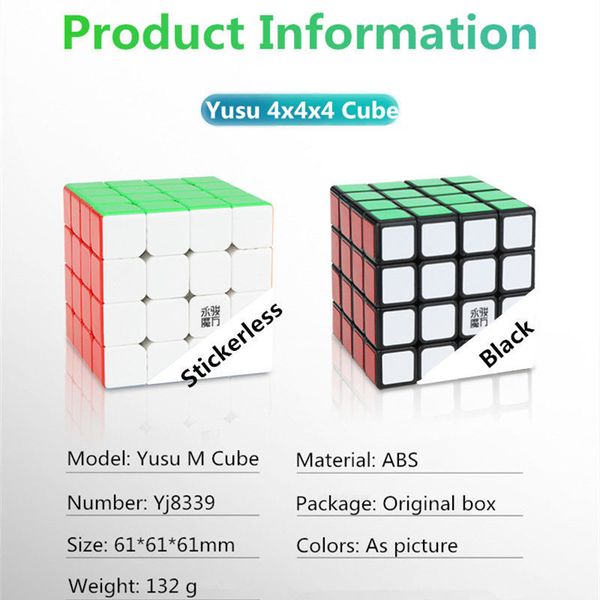 

yj 4x4x4 magnetic magic yongjun yusu v2 m professional magnets speed cubes 4x4 puzzle cube toys gift y200428