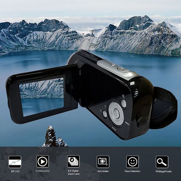 

16MP 2,0-дюймовый видеокамера HD 1080P Портативный цифровой камеры 4-кратный цифровой зу